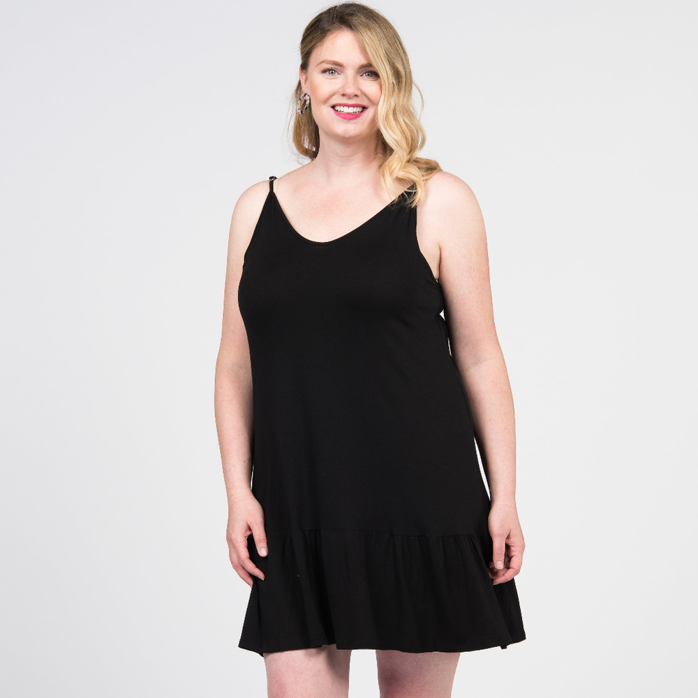 Agnes & Dora Wunder Slip Dress Black